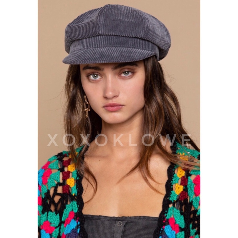POL Charcoal Gray Corduroy Cap - Picture 4 of 13